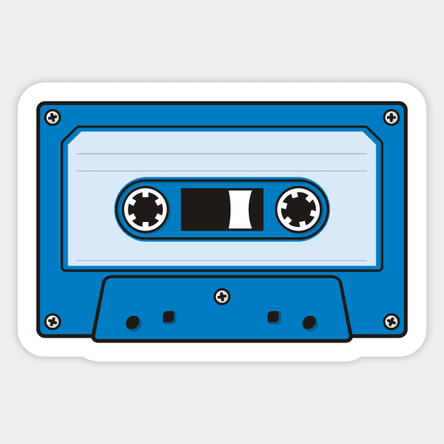 Audio Cassette Cyan Sticker by sifis